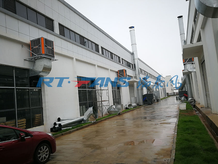 廠房車間降溫,工業(yè)冷風(fēng)機(jī),環(huán)?？照{(diào)
